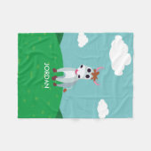 Shane de Donkey Fleece Deken (Voorkant (Horizontaal))