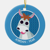 Shane de Donkey Keramisch Ornament (Voorkant)