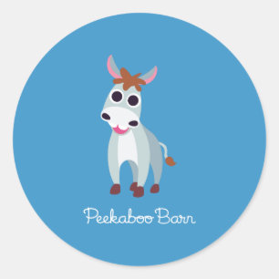 Shane de Donkey Ronde Sticker