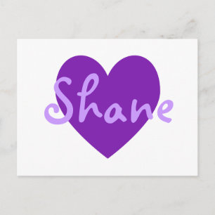 Shane in Paars Briefkaart