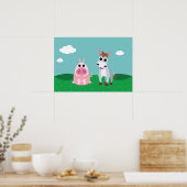 Shane & Leary overdag Poster (Keuken)