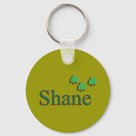 Shane Mannen naam Sleutelhanger (Voorkant)