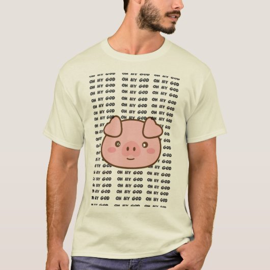 Shane Pig Oh mon Dieu T-shirt cocho - stijl Dawson (Voorkant)
