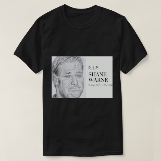 Shane Warne 2. T-shirt (Design voorkant)