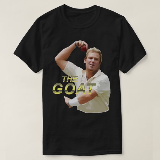 Shane Warne The Goat    T-shirt (Design voorkant)