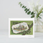 Shane's Castle Scene Briefkaart (Staand voorkant)