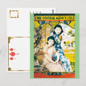 Shanghai Beauty  Chinees Adverteren Briefkaart (Voorkant / Achterkant)