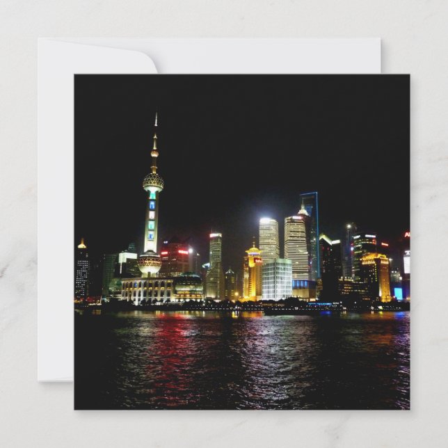 Shanghai bij nacht (Voorkant)