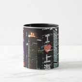 Shanghai bij nacht mok (Midden)