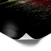 Shanghai bij nacht perfect poster (Hoek)