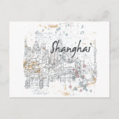 Shanghai Briefkaart (Voorkant)