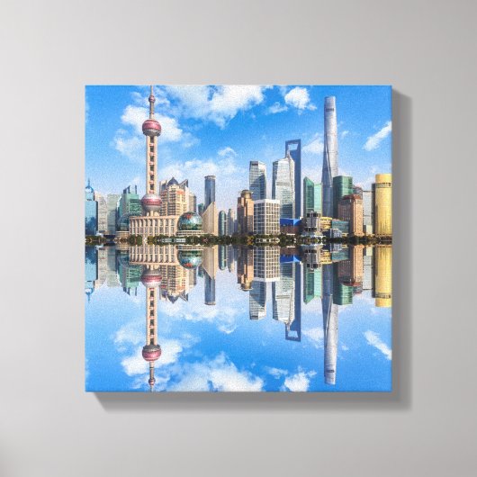 Shanghai canvas print (Voorkant)
