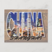 Shanghai, China Briefkaart (Voorkant)