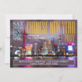 Shanghai, China, Chinees nieuwjaar Kaart (Voorkant)