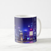 Shanghai China Coffee Mok Souvenir Cadeaubeker (Voorkant rechts)