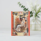  Shanghai China Golden Valley Beer Ad Briefkaart (Staand voorkant)