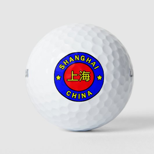 Shanghai China Golfballen (Voorkant)
