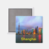 Shanghai China magnet (Voorkant / Achterkant)