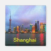 Shanghai China magnet (Voorkant)