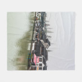 Shanghai, China, Mar 30, 2017, Wooden histc bui Fleece Deken (Voorkant (Horizontaal))