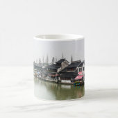 Shanghai, China, Mar 30, 2017, Wooden histc bui Koffiemok (Center)