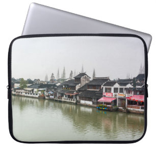 Shanghai, China, Mar 30, 2017, Wooden histc bui Laptop Sleeve
