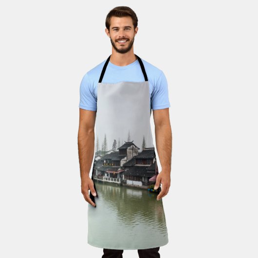 Shanghai, China, Mar 30, 2017, Wooden histc bui Schort (Gedragen)