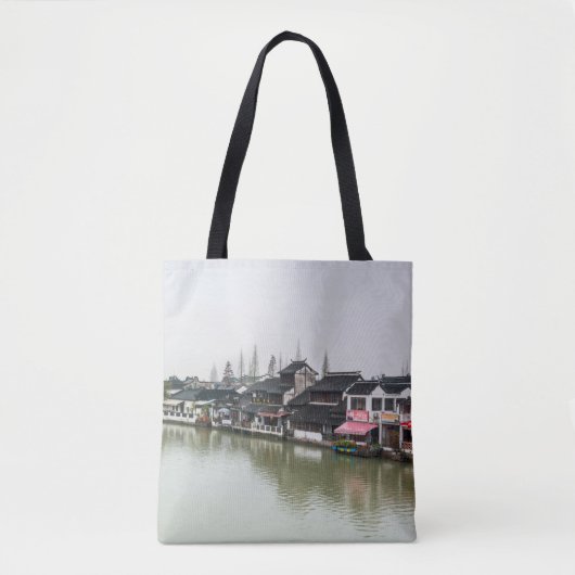 Shanghai, China, Mar 30, 2017, Wooden histc bui Tote Bag (Voorkant)