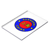 Shanghai China Notitieboek (Linkerzijde)