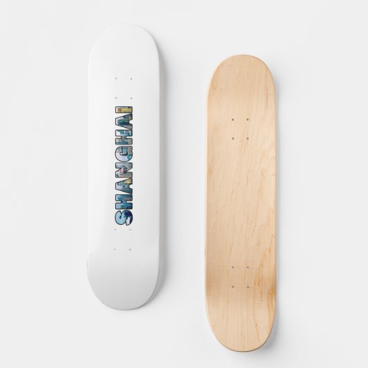 Shanghai China Persoonlijk Skateboard (Voorkant)