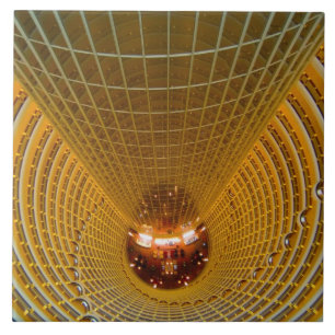 Shanghai China prachtig abstract van Oriëntaals 2 Tegeltje