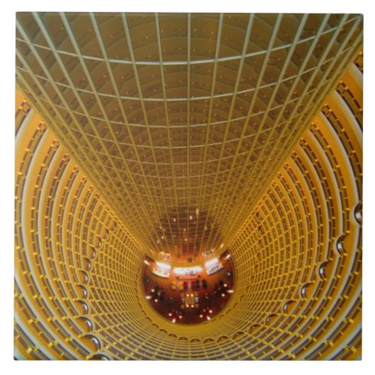 Shanghai China prachtig abstract van Oriëntaals 2 Tegeltje (Voorkant)