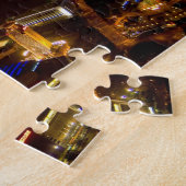 Shanghai China prachtige skyline met modern Legpuzzel (Zijkant)