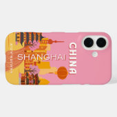 Shanghai China Reis Oude Poster Case-Mate iPhone Case (Achterkant (horizontaal))