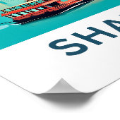 Shanghai China Reisprint Poster (Hoek)