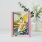 Shanghai China Retro Adverteren het Weven Briefkaart (Staand voorkant)