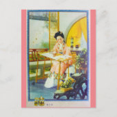  Shanghai China Retro Adverteren het Weven Briefkaart (Voorkant)