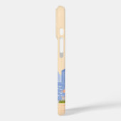 Shanghai China Retro Pastel Reis Kunst Case-Mate iPhone Case (Achterkant / Links)