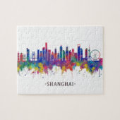 Shanghai China Skyline Legpuzzel (Horizontaal)
