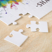 Shanghai China Skyline Legpuzzel (Zijkant)