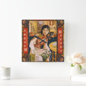 Shanghai China Square Wall klok (Huis)