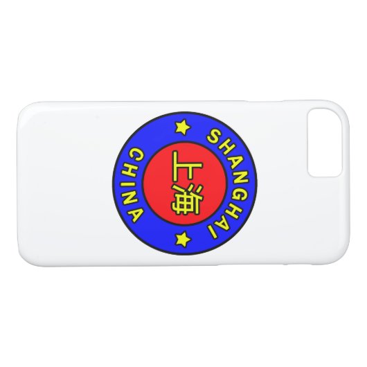 Shanghai China-telefooncase Case-Mate iPhone Case (Achterkant (Horizontaal))