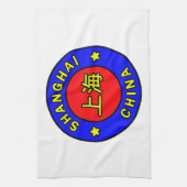 Shanghai China Theedoek (Verticaal)