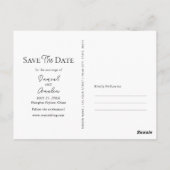 Shanghai China Waterverf Save the Date Briefkaart (Achterkant)