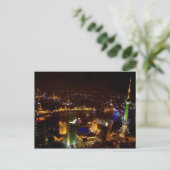 Shanghai China wonderbaarlijke skyline met moderne Briefkaart (Staand voorkant)