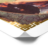  Shanghai Chinees Beauty Model met Mirror Poster (Hoek)