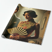 Shanghai Classic Cadeaupapier (Uitgerold)