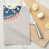 Shanghai Dumplings Schattige leuk ontwerp Theedoek (Quarter Fold)