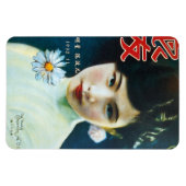 Shanghai Flapper Beauty Pin-up Girl Magneet (Horizontaal)