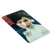 Shanghai Flapper Beauty Pin-up Girl Magneet (Rechterzijde)